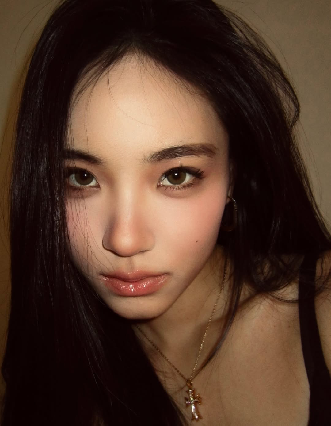 Lily 也在玩Pre-shower makeup ​​​