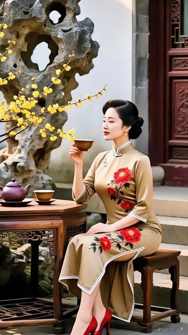 饺子滚烫才叫香，
媳妇微胖福气长。
黄金要买沉甸甸，
小酒微醺心气昂。