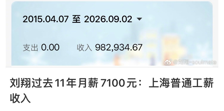 刘翔晒收入刘翔的收入全捐了他发布的说明第四点是在为后来的运动员铺路，第四点才是优