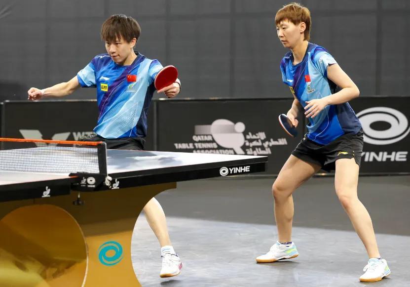 林高远/王曼昱、王楚钦/孙颖莎晋级混双四强！
#2024WTT多哈常规挑战赛# 