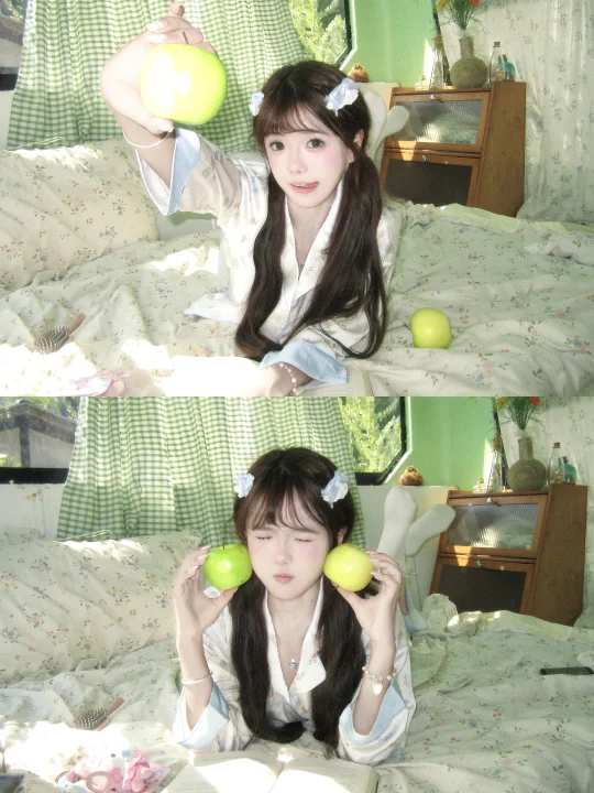 ☆ ₊⁺ 🍏🐰⁺.˚ 青苹果の夢⋆⁺₊⋆ 🫧 𓂂𓈒𓏸