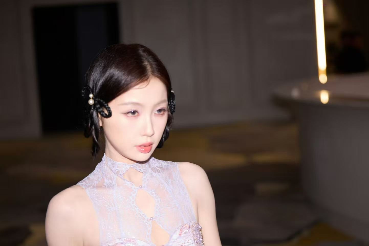 虞书欣蓝紫色渐变鱼尾裙虞书欣星光人鱼公主裙 哇！虞书欣蓝紫色渐变鱼尾裙好美啊！！