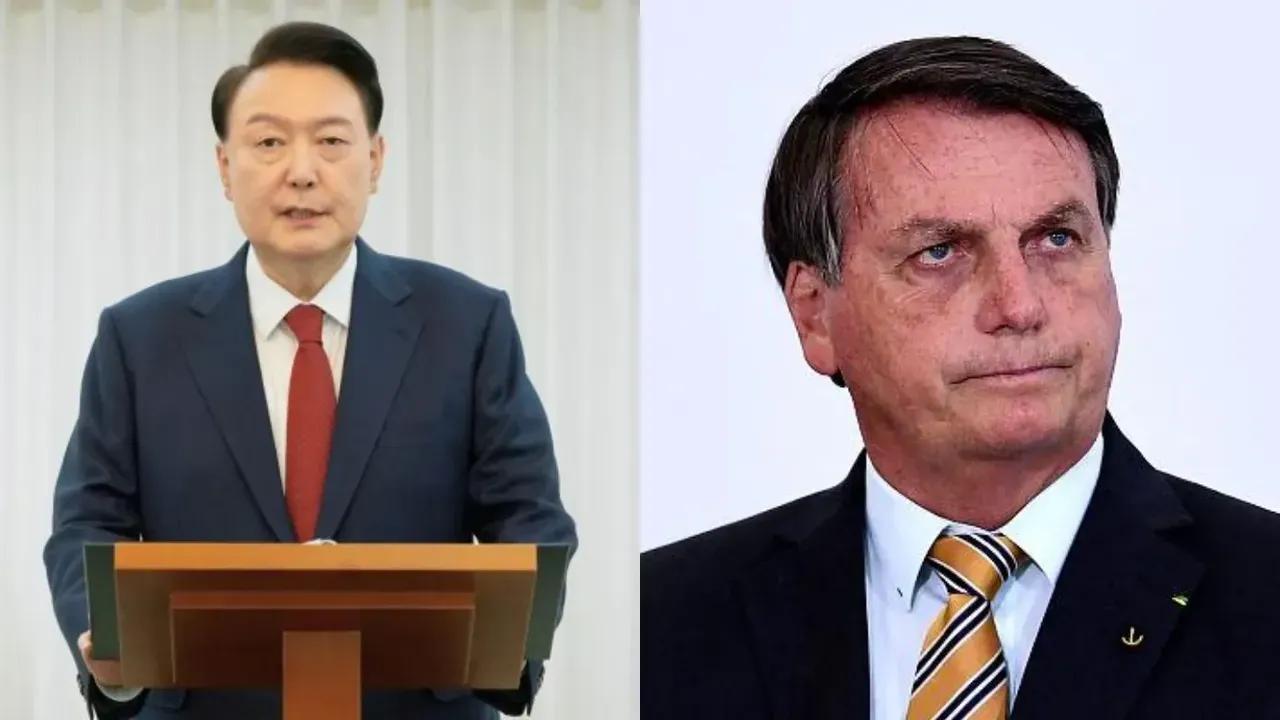 前脚巴西前总统博索纳罗被审判并带上电子脚镣，后脚美国就对巴西最高法院的法官实行了