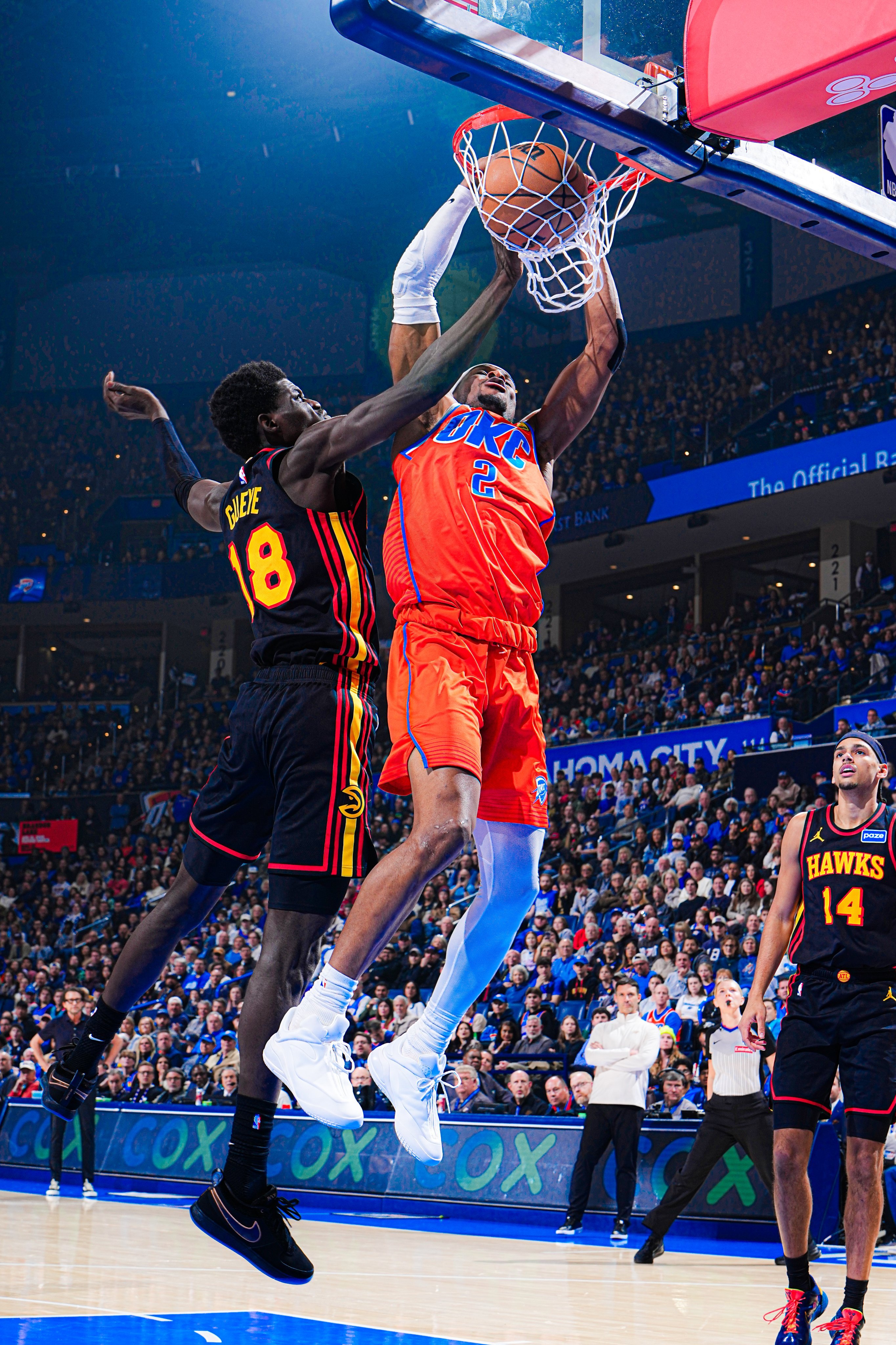 晚安大伙，晚安雷霆雷霆雷霆战胜老鹰2026nba全明星投票