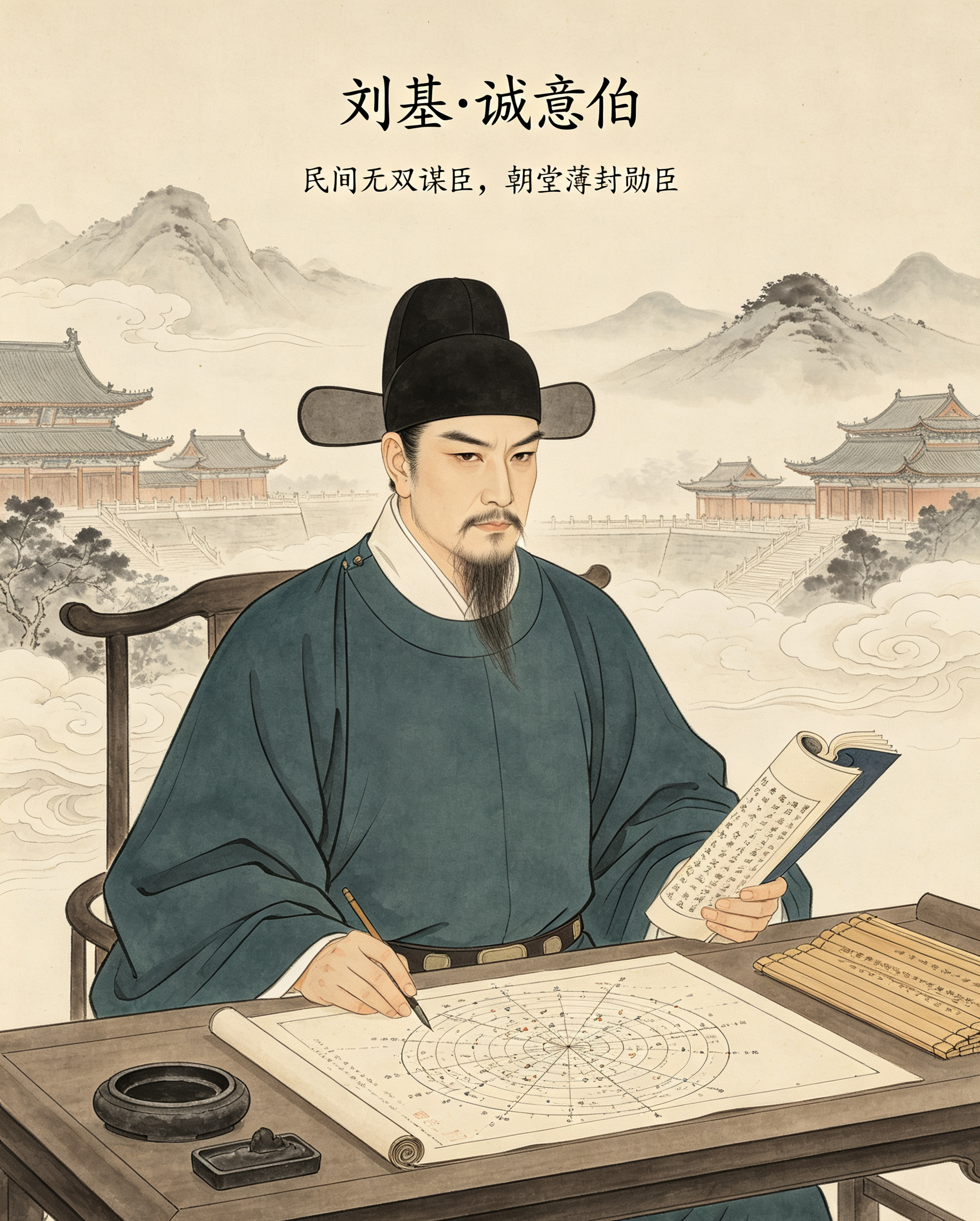 刘伯温只封诚意伯：民间封神，朝堂冷遇，洪武封爵藏着三层难言算计但凡听过明朝故事的