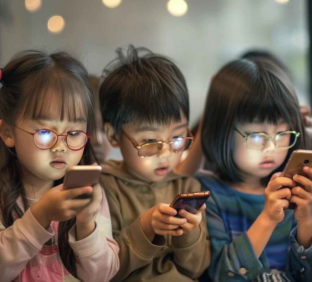 我坚决支持禁止孩子玩网络游戏。
     如今电子产品普及，网游彻底渗透进中小学