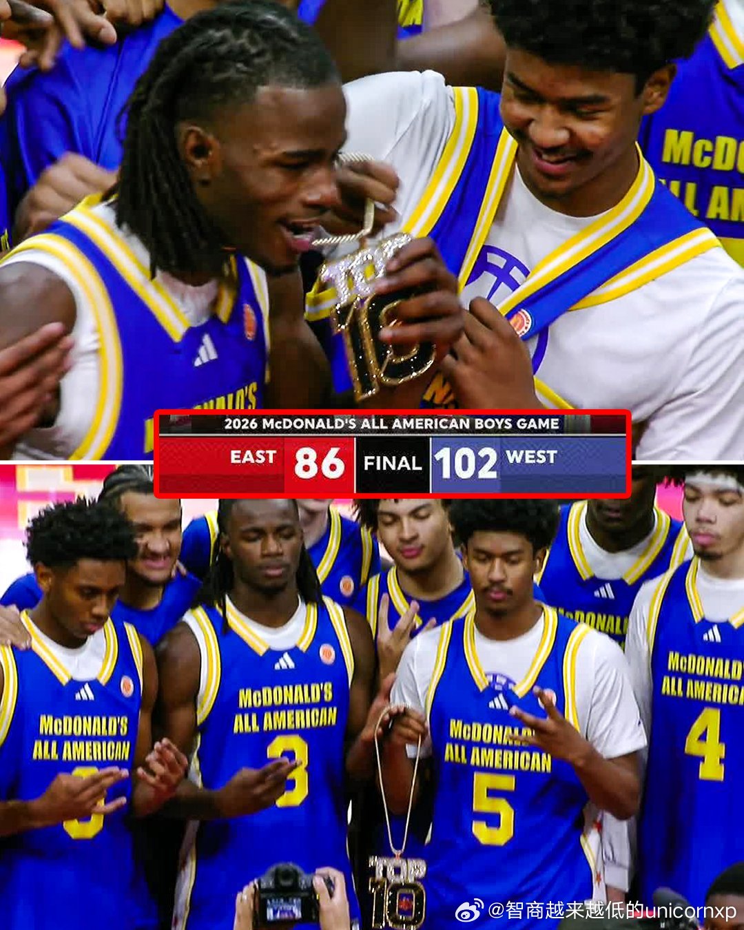 Jason Crowe Jr和Caleb Holt共享麦当劳高中全明星赛MVPN