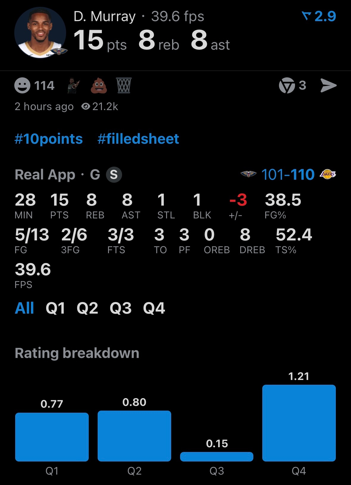 里夫斯你可要注意了，下一场好好发挥，不然……
