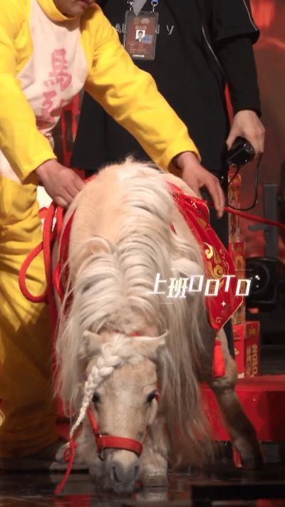 比时代峰峻还会抓小孩的人出现了 现在的晚会也太卷了，不仅拼节目还拼萌物，越剧春晚