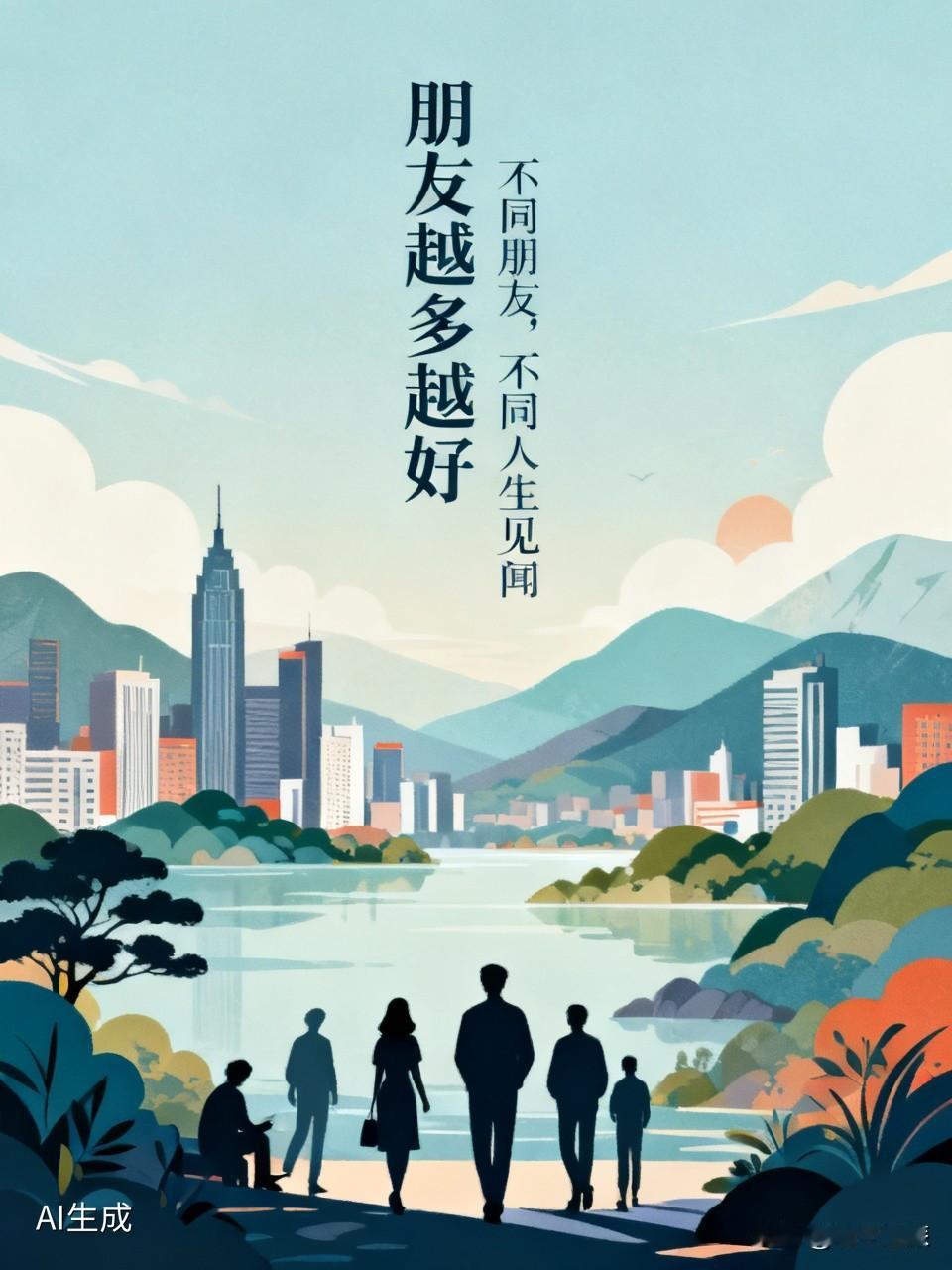我觉得朋友还是越多越好。年轻时，总觉得多交朋友多条路，于是积极参加各种社交，通讯