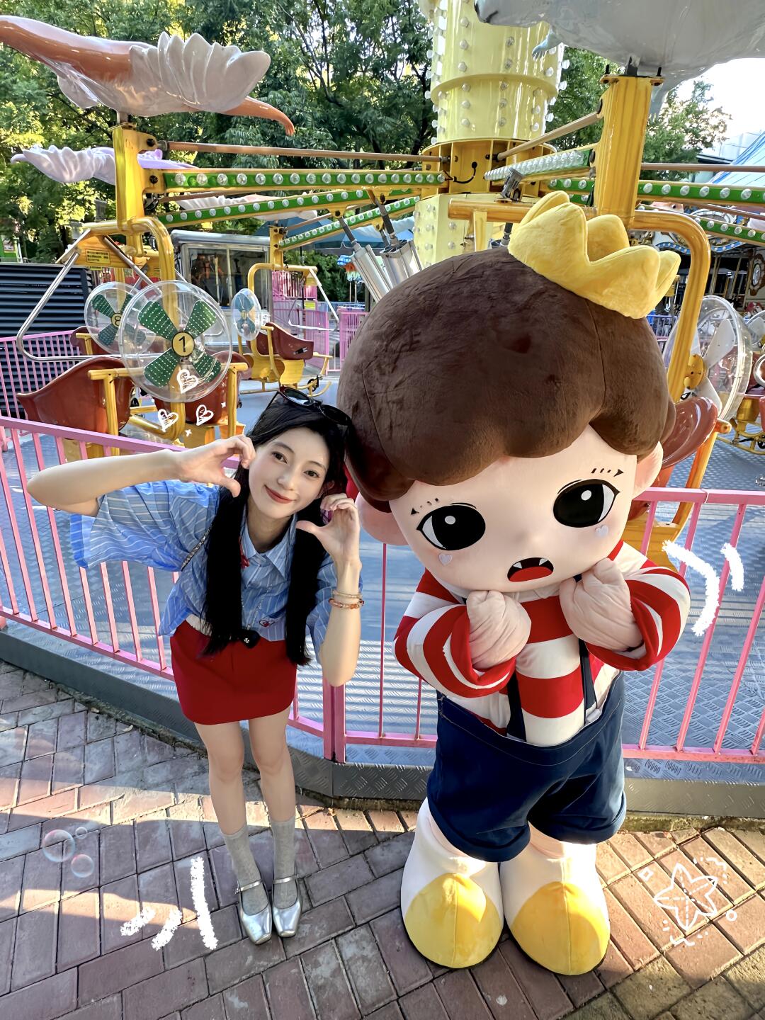 ˚☆📸️存一些游乐园拍照姿势！偶遇Zoraa版🪄
