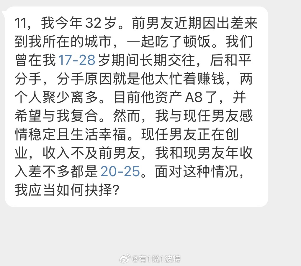情感树洞 面对这种情况，我应当如何抉择？？？ 