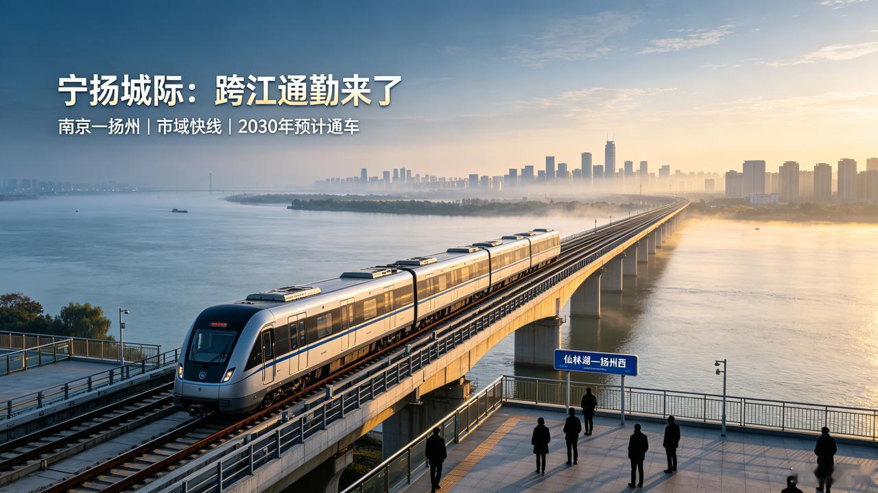 国内首条跨江市域轨道！宁扬城际S5，能给老百姓带来哪些实实在在的改变？
 
我平