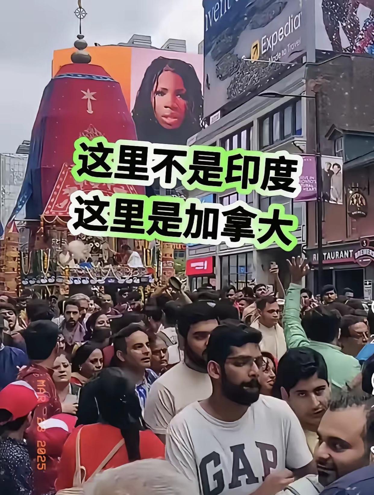 看到加拿大满大街的印度人，不知道的人，还以为这是印度国内，这就是加拿大从印度引进