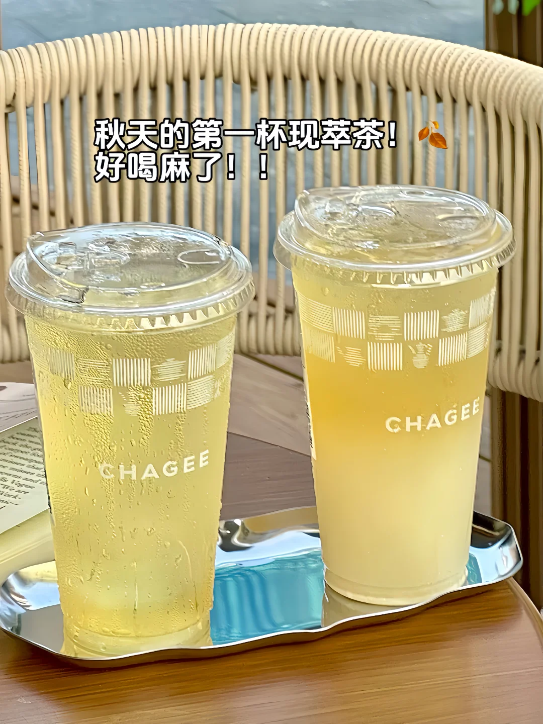 我的新晋白月光！秋天第一杯现萃茶好喝麻了