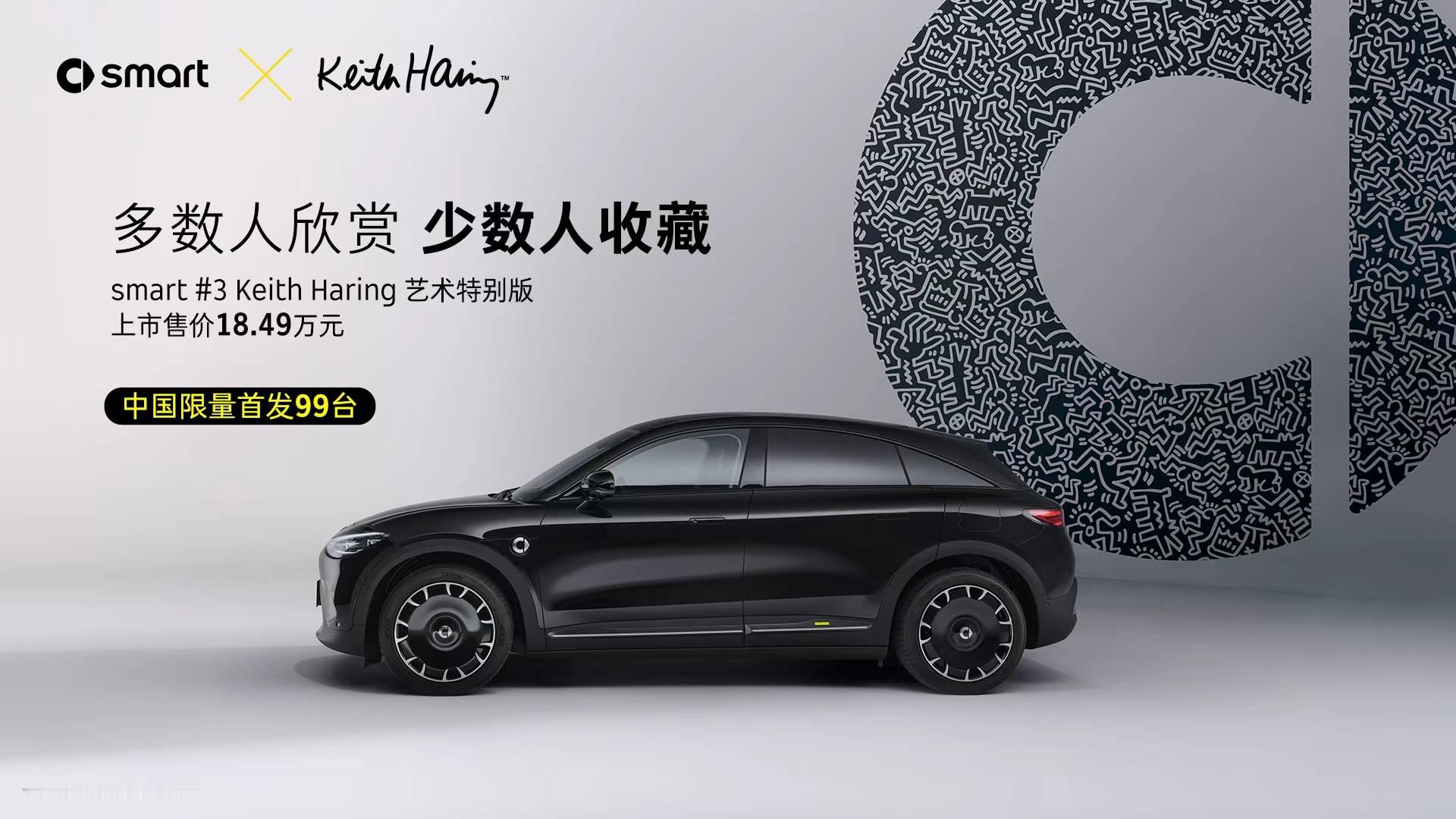 全球限量设计款艺术藏车smart精灵3号 keith Haring艺术特别版18