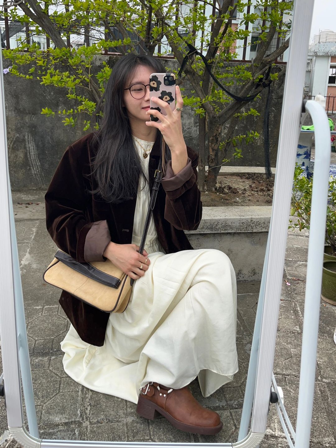 这套春日长裙太韩啦～🌷