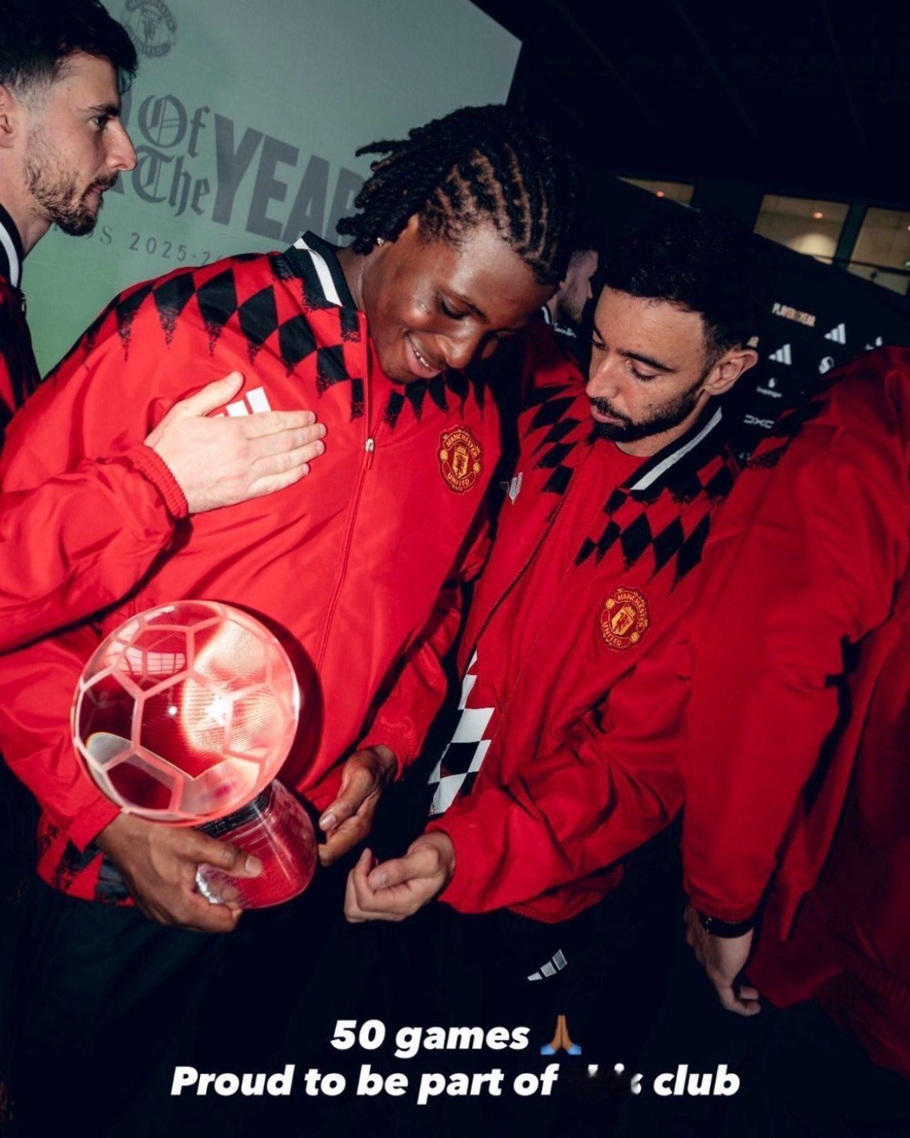 多尔古Instagram：50 场比赛 🙏🏾 很自豪能成为这个俱乐部的一员！