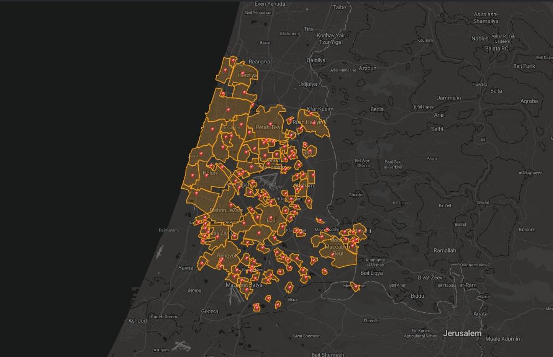 当地时间2026年4月8日凌晨02:48:41，伊朗革命卫队向以色列中部地区打了
