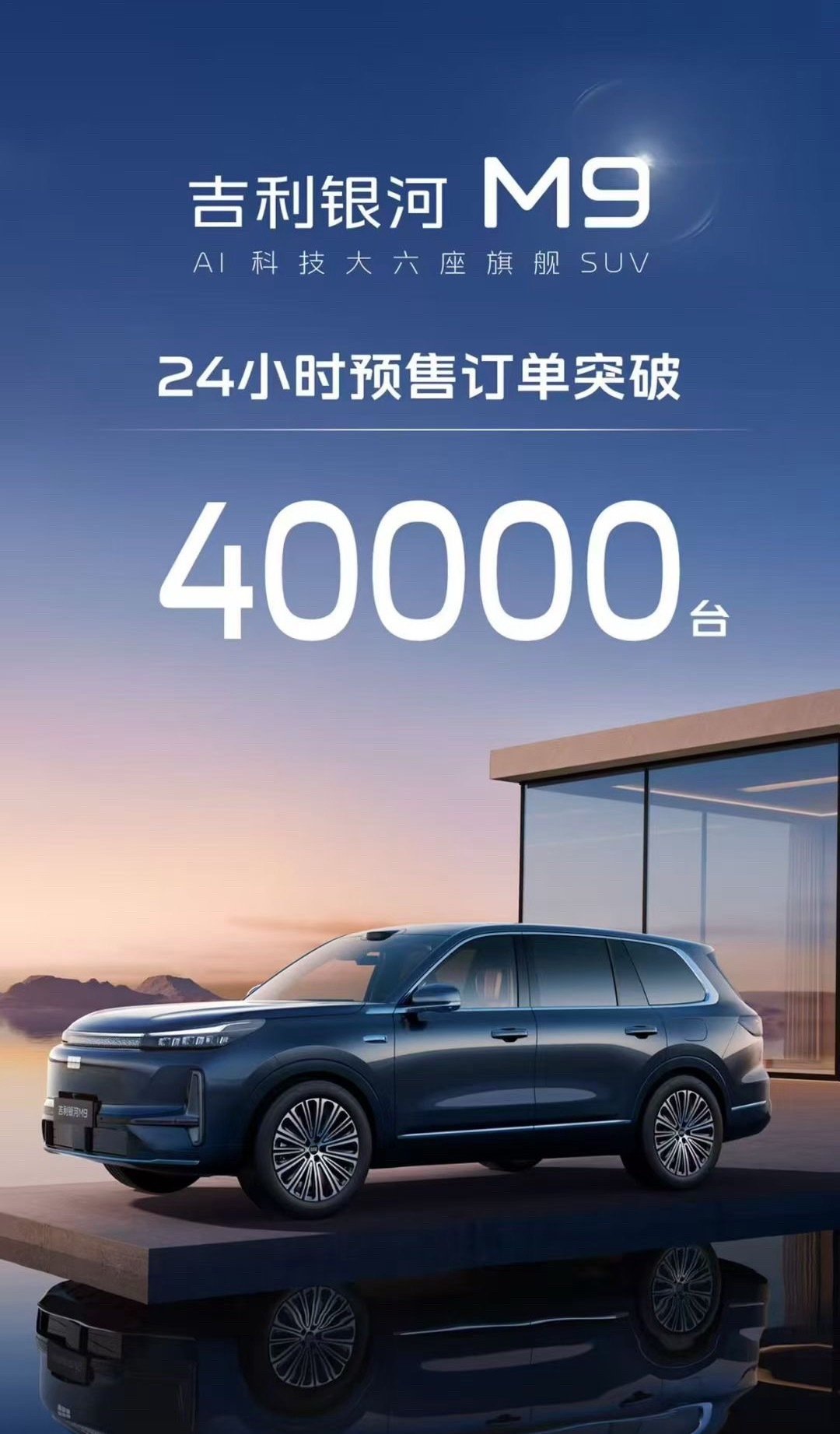 人民的M9来了吉利银河M9预售价19.38万起这还只是预售阶段大六座SUV的市场