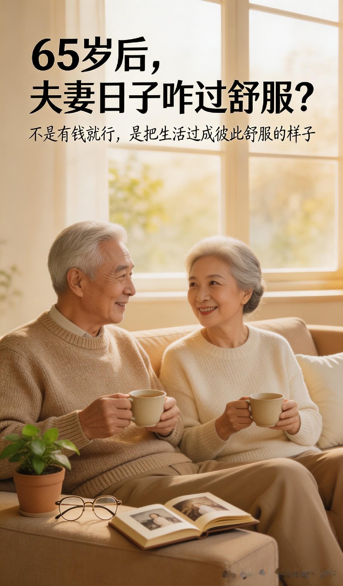 65岁后，夫妻日子咋过舒服？
我发现，人到晚年，夫妻之间最难得的不是轰轰烈烈，而