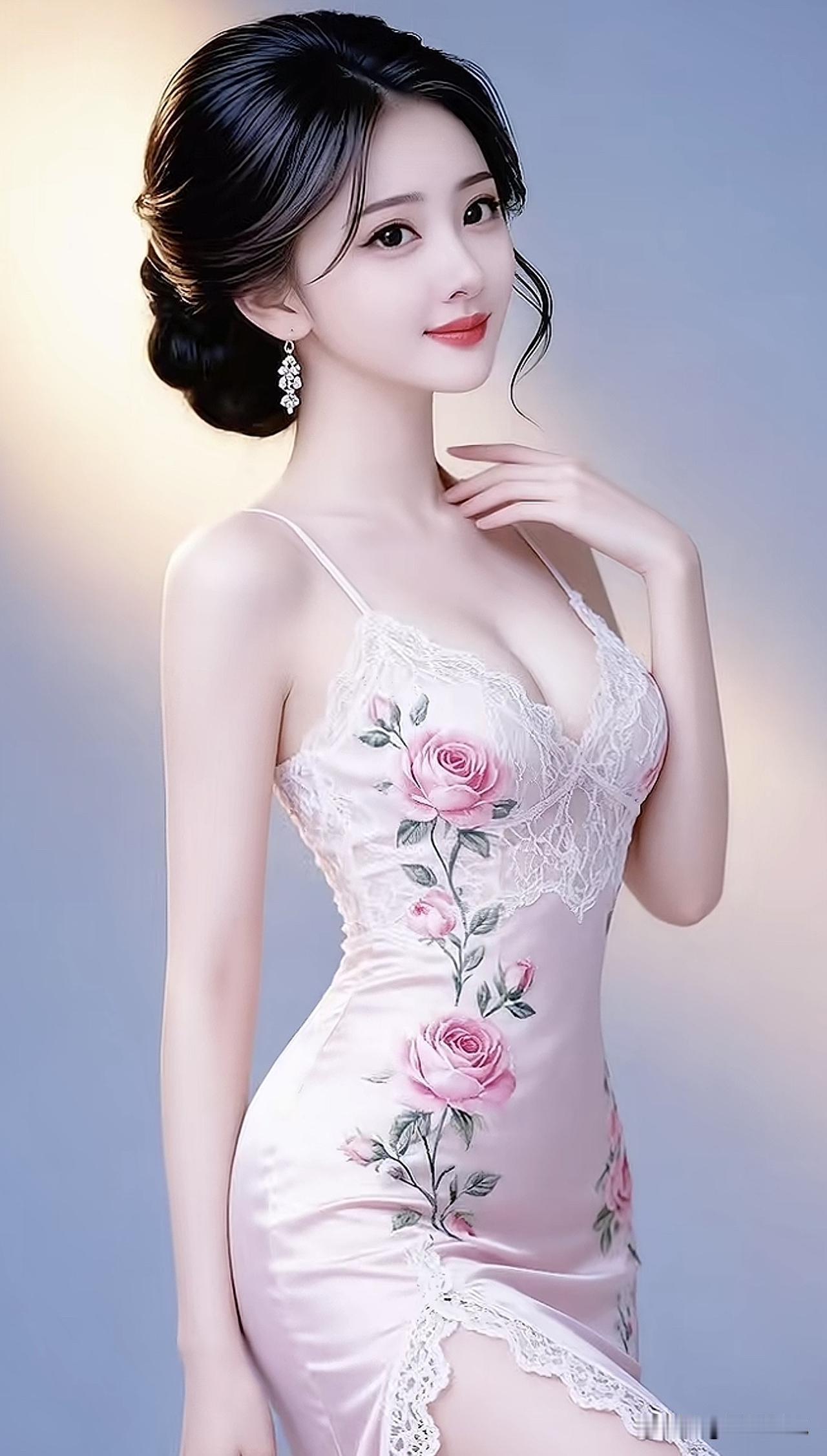 粉衣美人倚，花影映红妆。粉裳花影照 粉裙花畔照 粉裳花影 粉裙花畔照 粉裳花影 