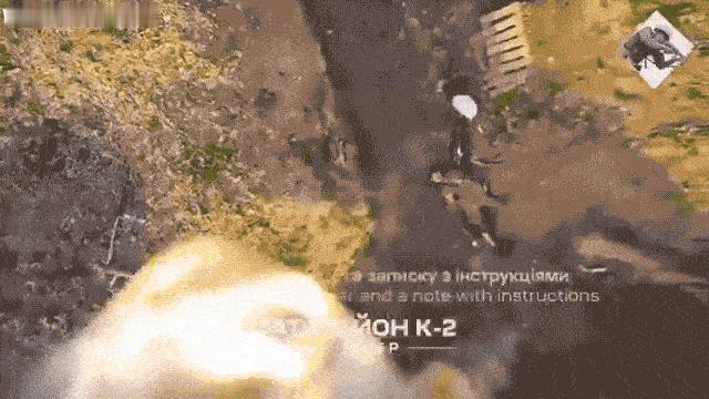 战场罕见一幕：乌克兰无人机不投炸弹，给落单俄军士兵送来水和投降指引！一段近期在社