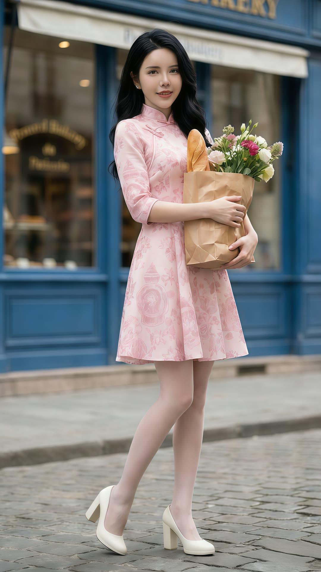 夏天的风，吹来了我粉色连衣裙的少女时代🌿