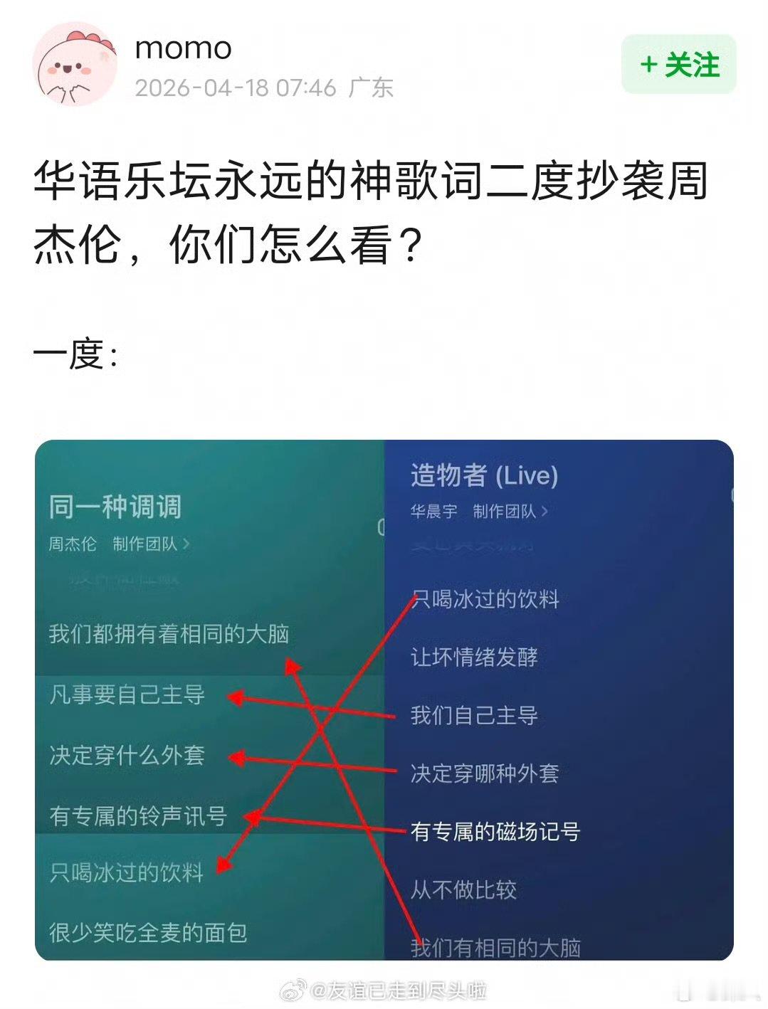 华晨宇仅为造物者演唱者造物者作词人不是华晨宇 造物者作词人不是华晨宇，无妄之灾了
