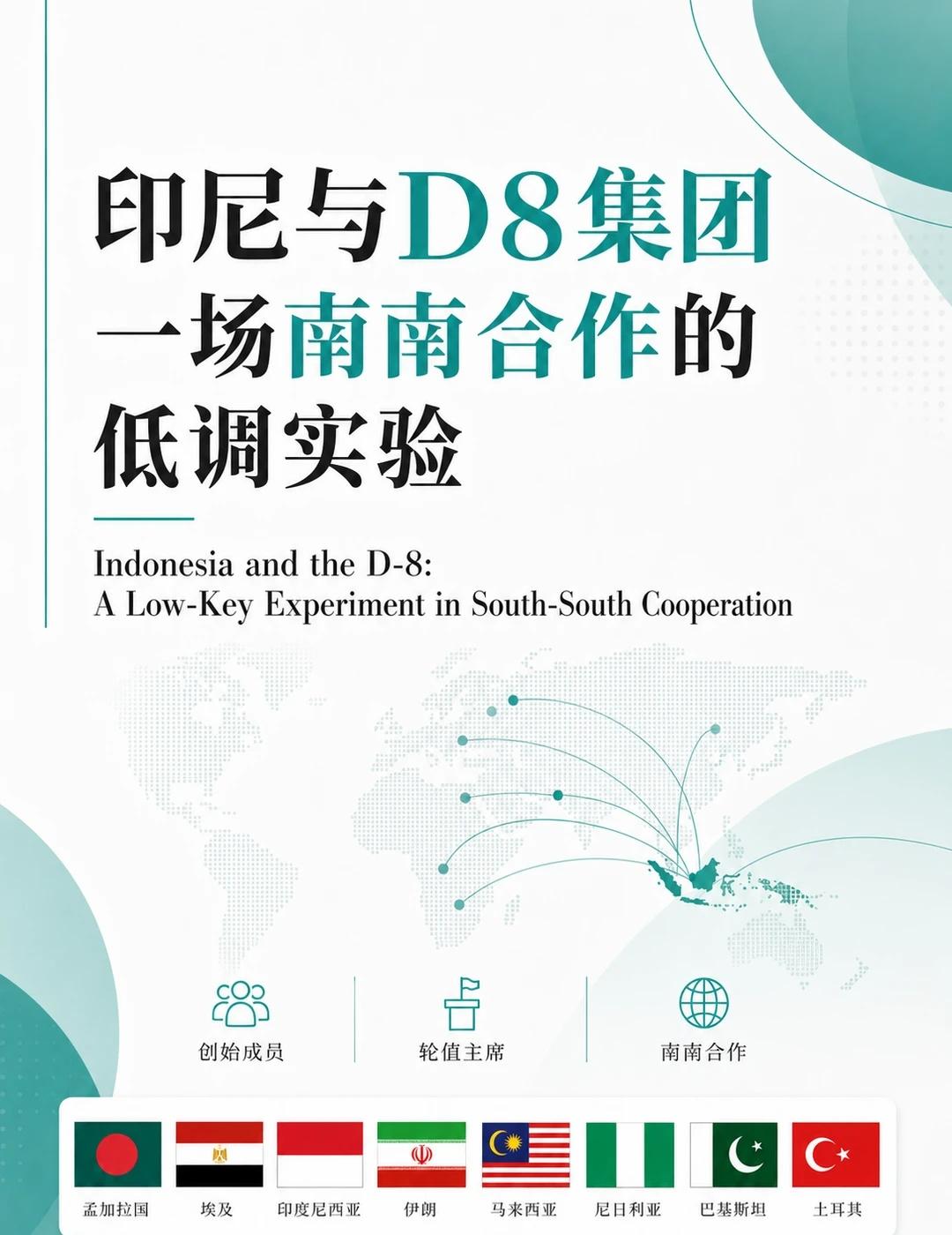 印尼与D8集团：一场南南合作的低调实验
D8全称「发展中八国经济合作组」（Dev