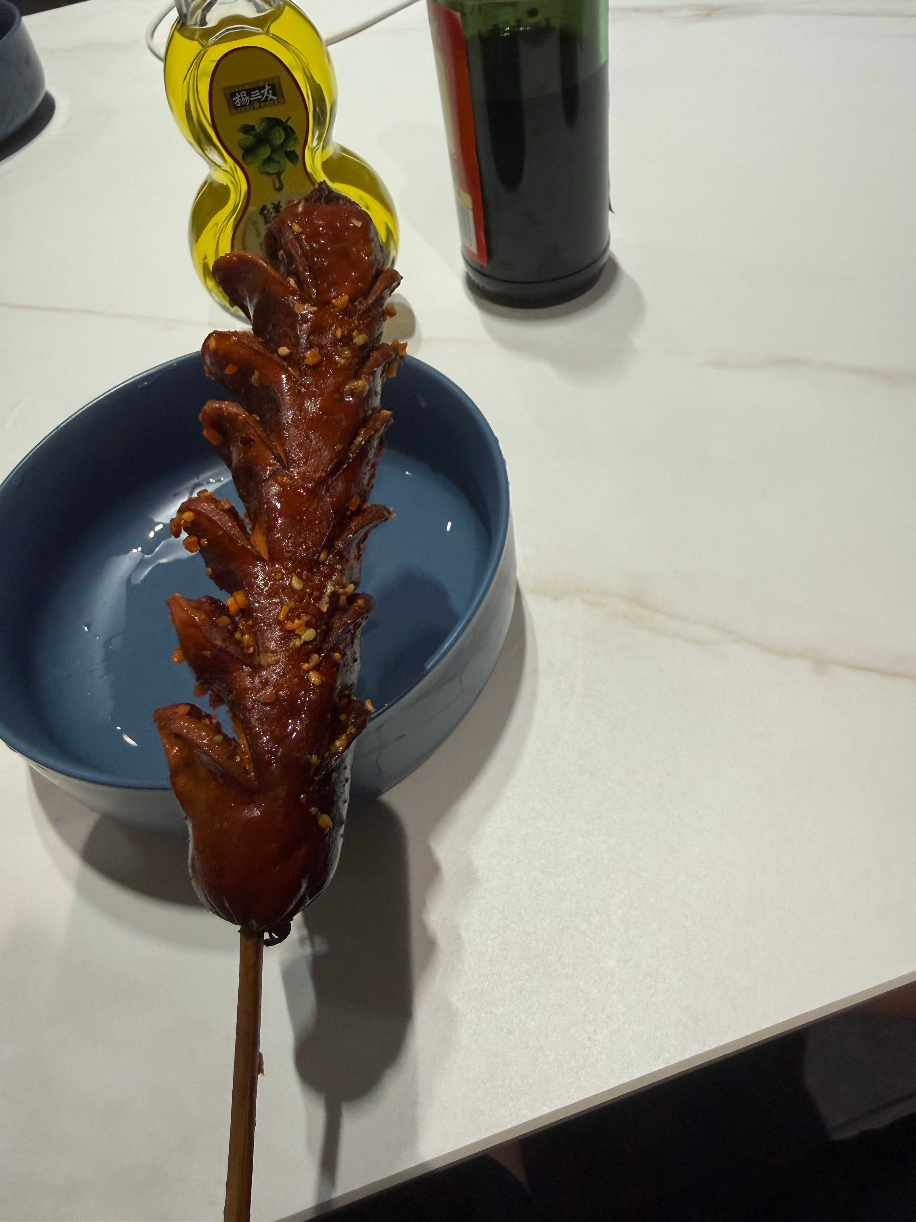 这肠让你炸的 比我**还黑