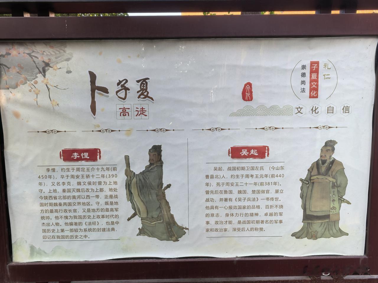 卜子夏的高徒和后裔名人介绍