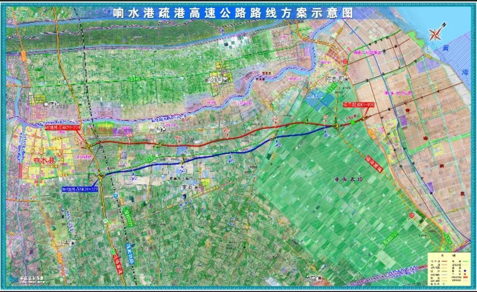 响水港疏港高速公路是江苏省重点交通项目，全程仅28公里，总投资不到43亿元，设计