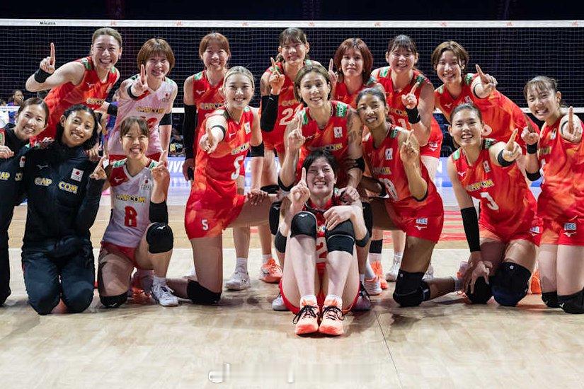 🇯🇵 日本队 VNL 第二周名单🏐 二传：关 - 荣 - 司⚡️ 主攻/接