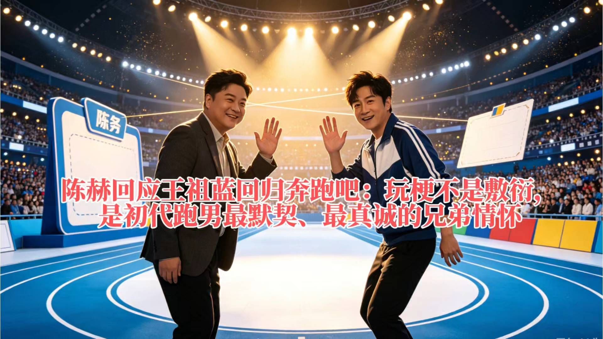 陈赫回应王祖蓝回归奔跑吧：玩梗不是敷衍，是初代跑男最默契、最真诚的兄弟情怀