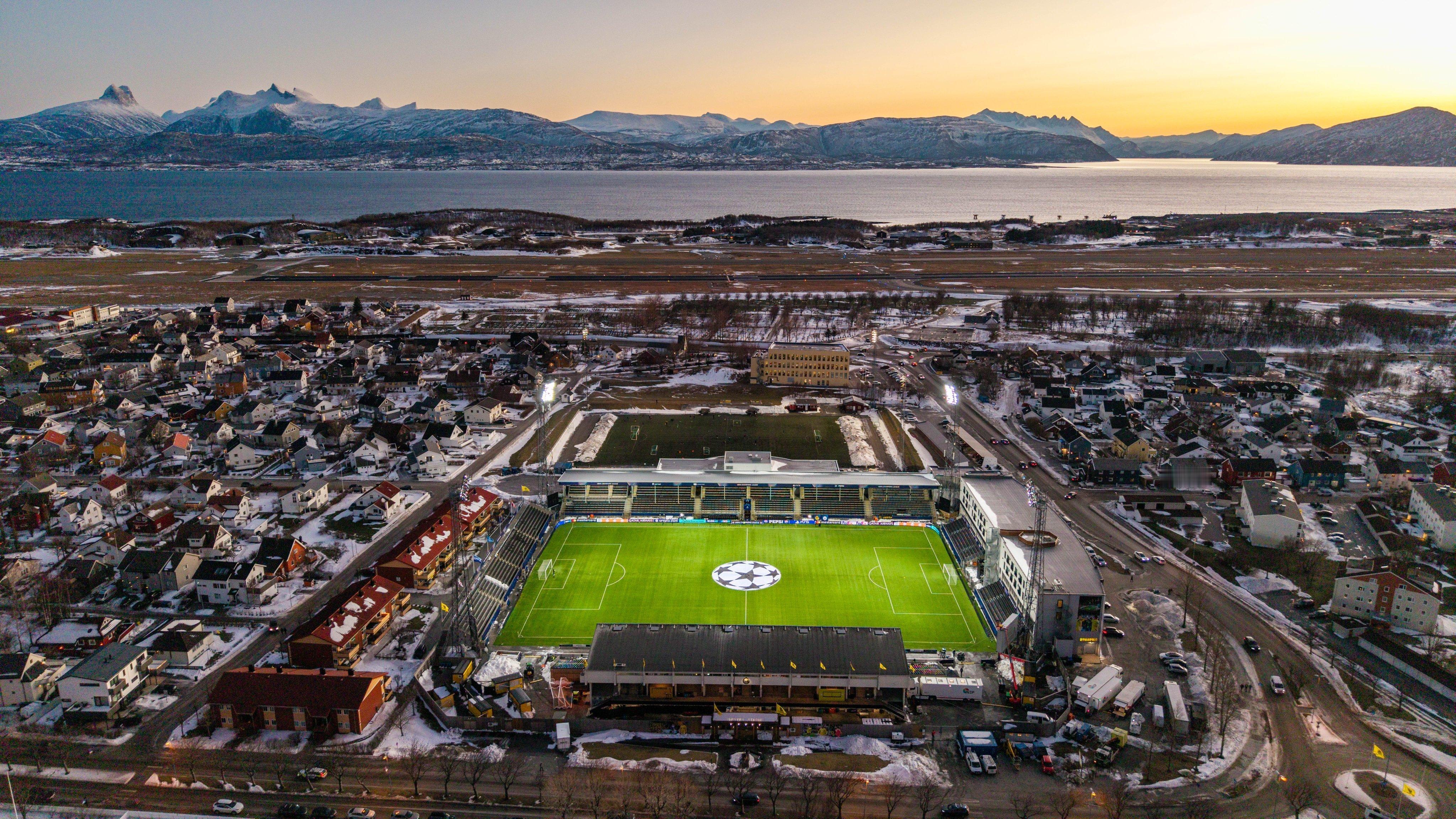 球场丨北极圈，挪威博德闪耀球场挪威