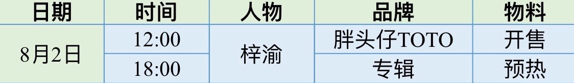 近期雷朋物料获取schedule——但是我在期盼一半一半，一半一半愿他俩通告一站
