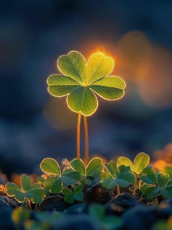 秒赞这个四叶草🍀幸运会向你靠！ 