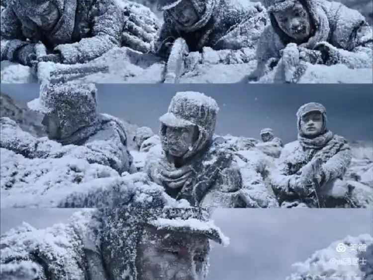 74年前的长津湖，冷到超乎想象。零下三四十摄氏度的严寒中，志愿军战士苦战20余天