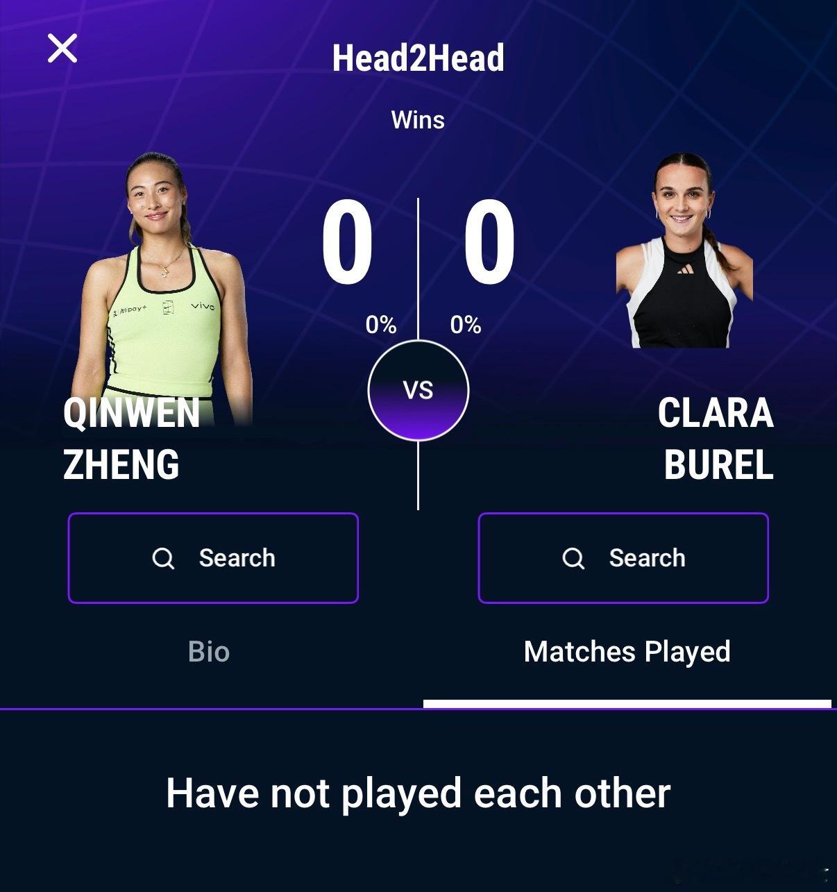 🎾美网资格赛第二轮⏰北京时间8月26日23:00🏟️17号球场 第1场⚔️郑