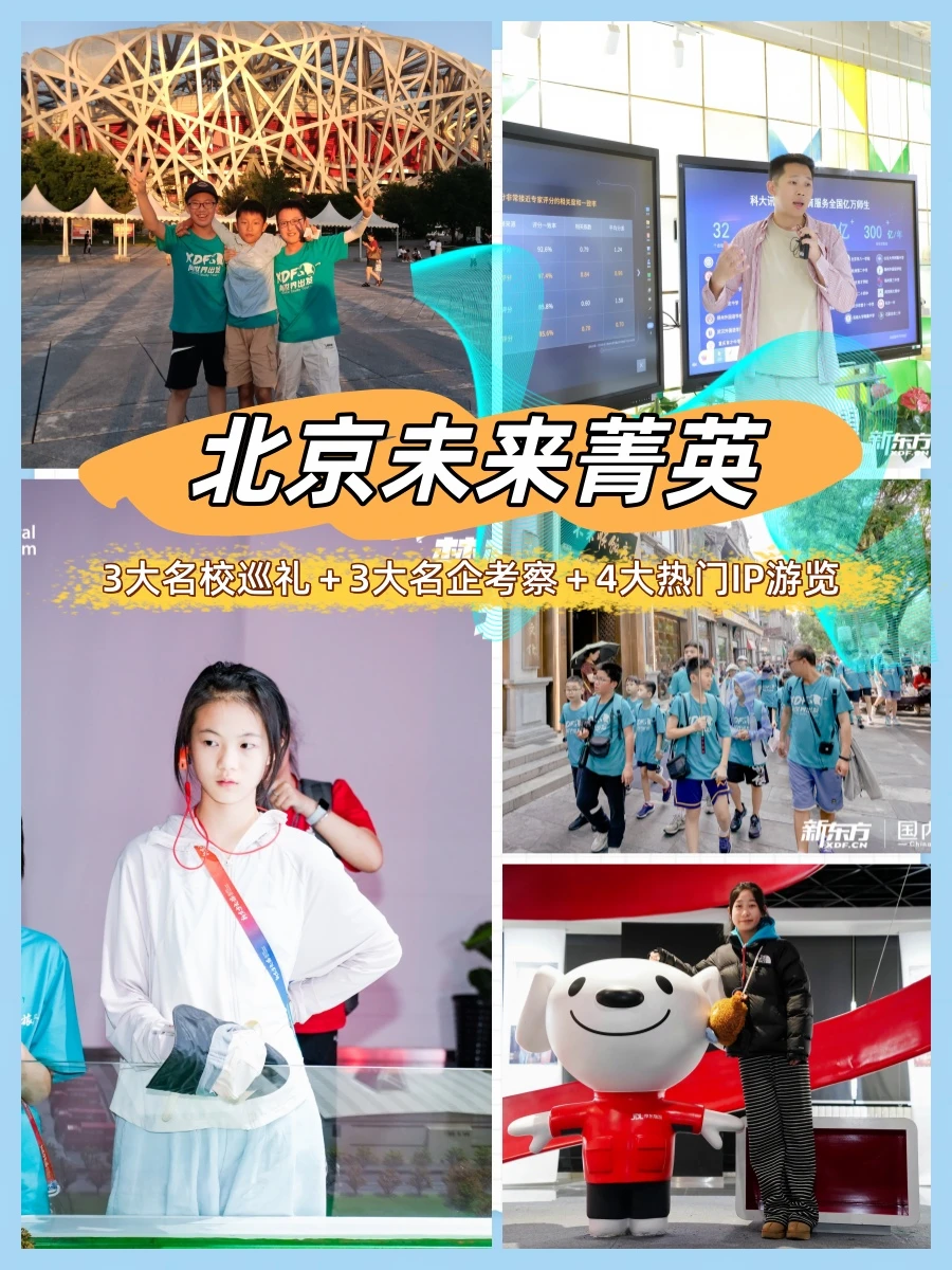北京未来菁英夏令营！解锁清北+名企！