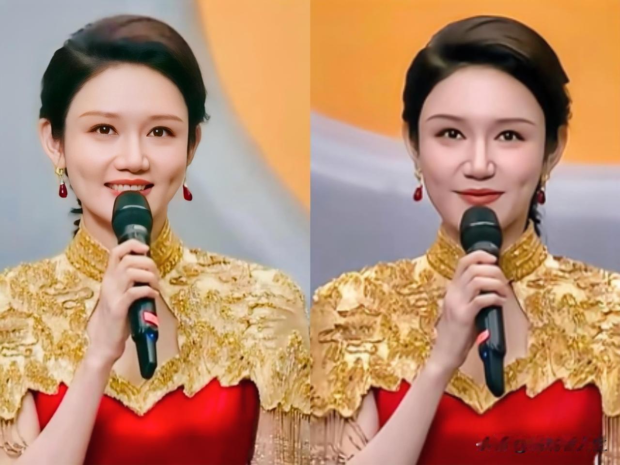 37岁的龙洋，站在建军节晚会的舞台上，那股子从骨子里透出来的端庄和底气，确实让人