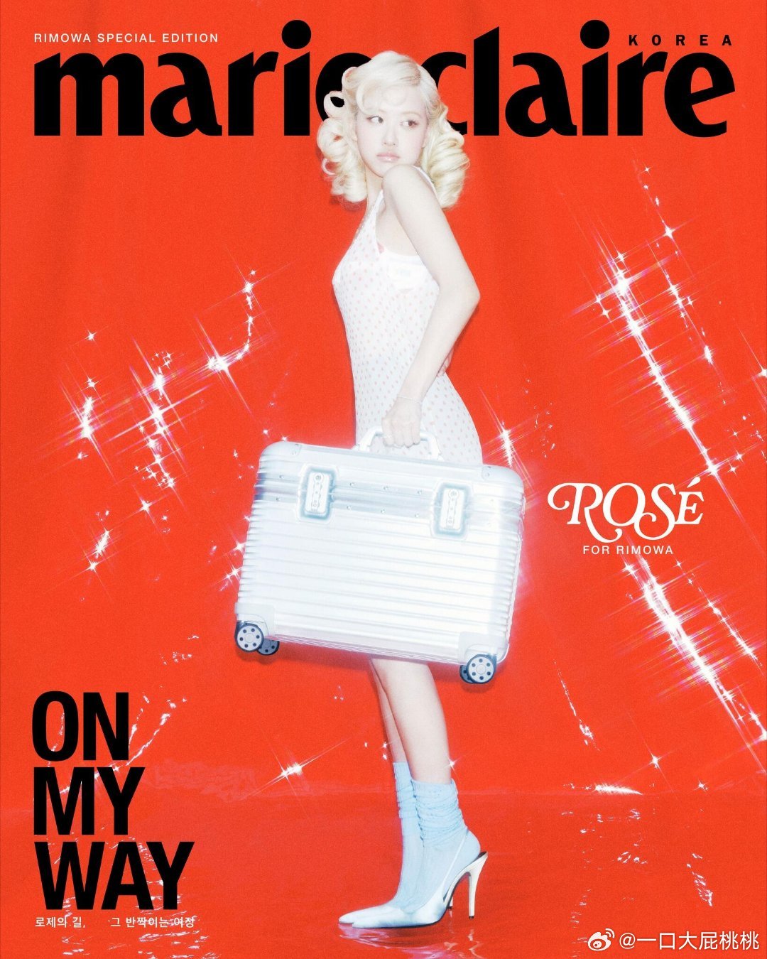 朴彩英韩版《Marie Claire》RIMOWA特刊封面~复古与未来感交织，演