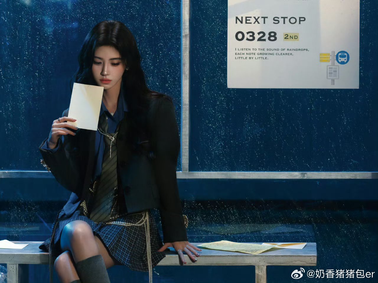 鞠婧祎巅峰之夜造型好美的皮衣小鞠，期待今晚舞台