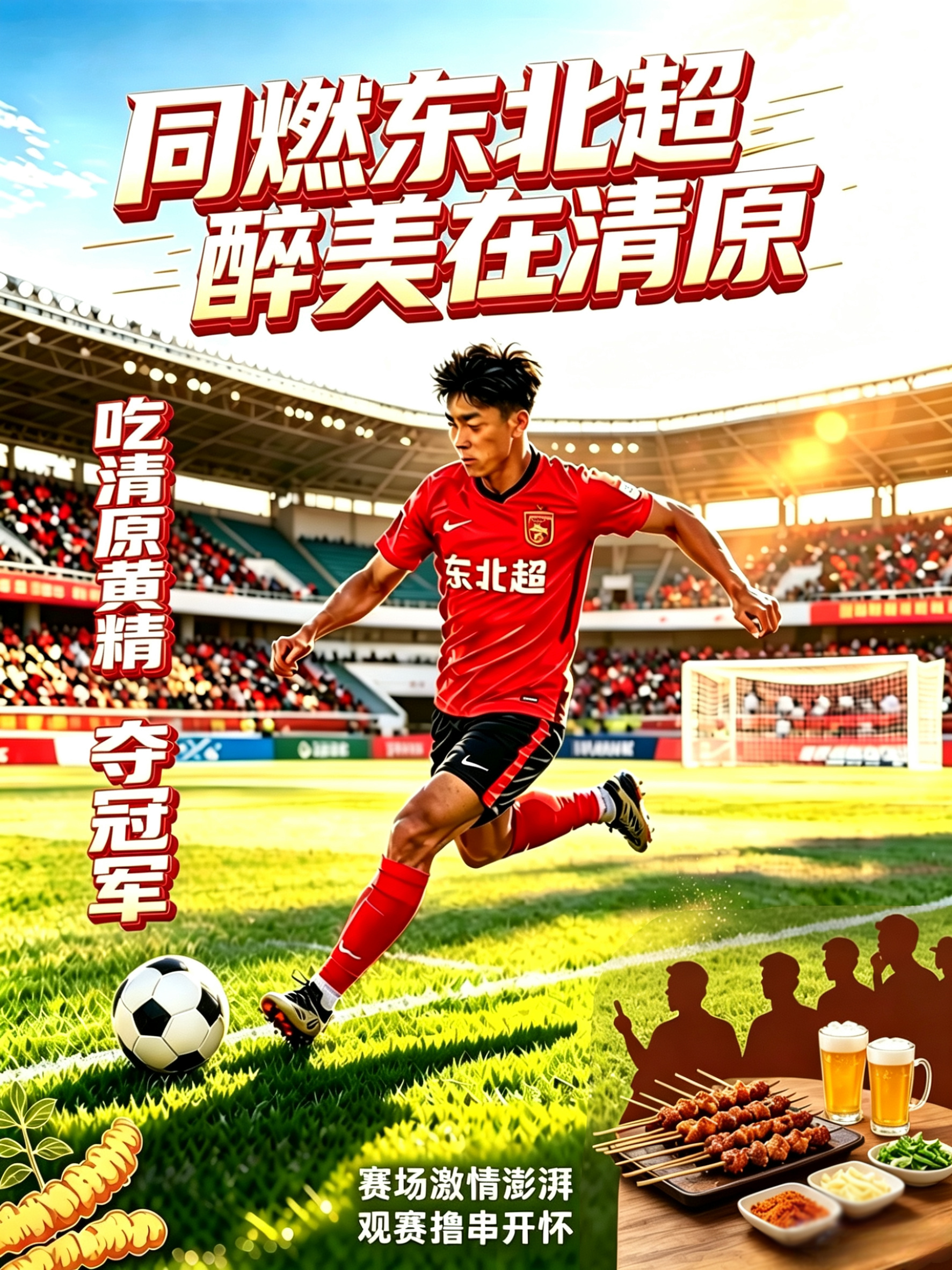当体育赛事的澎湃活力邂逅东北沃土的烟火温情，一场属于东北人的全民狂欢，正在徐徐拉