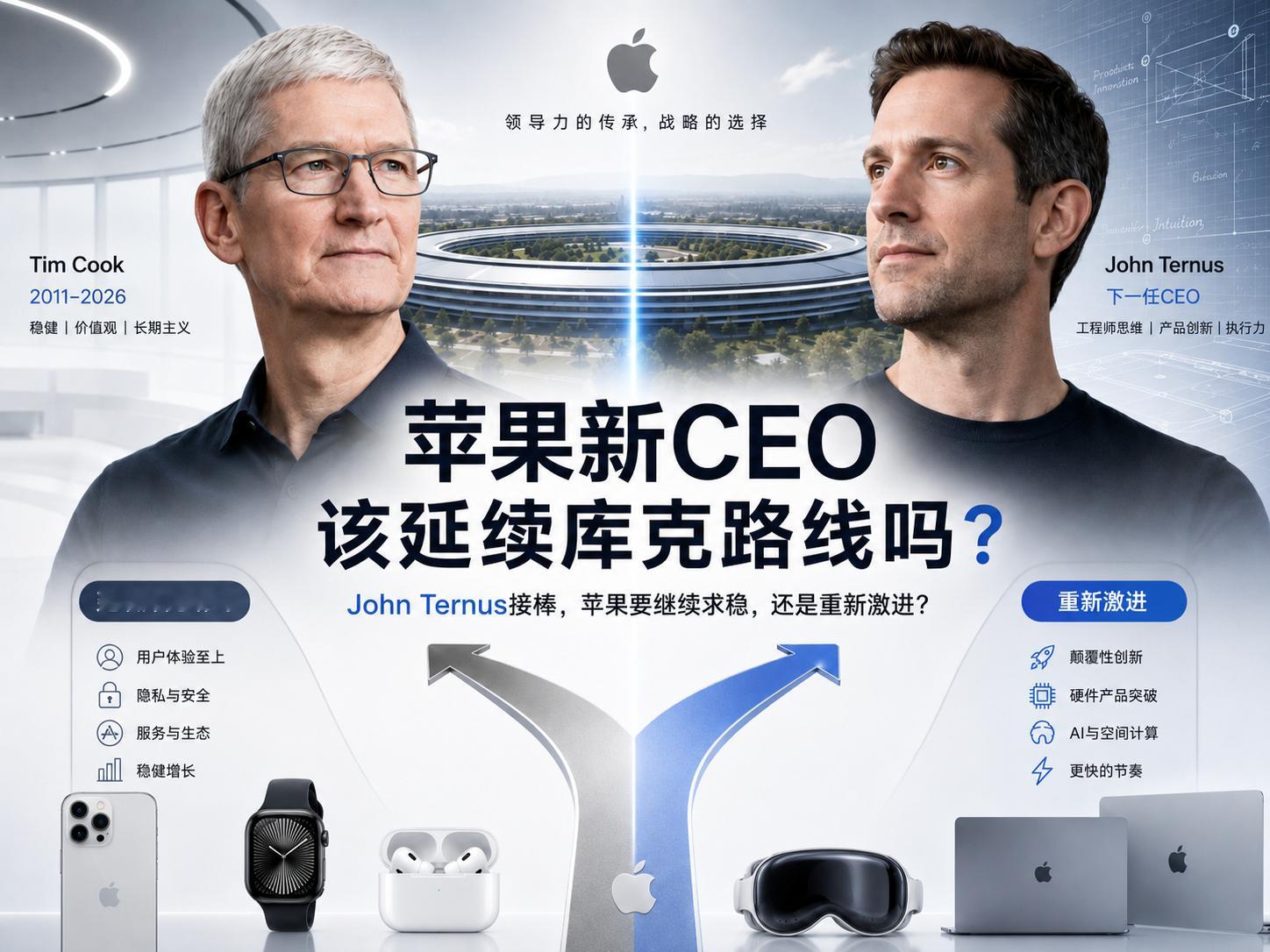 苹果新CEO该延续库克路线吗库克这15年，最大的成绩其实不是某一款产品，而是把苹