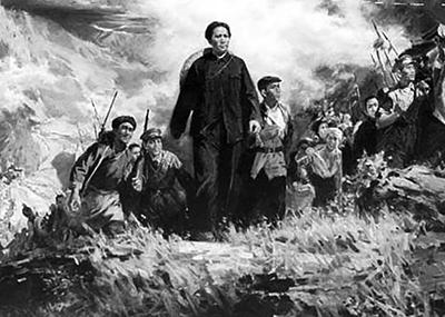 蒋介石一生犯的一个最大的错误，就是把毛主席领导的中国革命看成是历史上的农民起义，