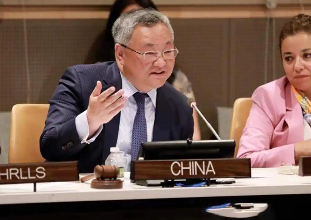 中国大使曾在联合国向日本发出严厉警告：只要日本敢打着“集体自卫权”的旗号武力介入