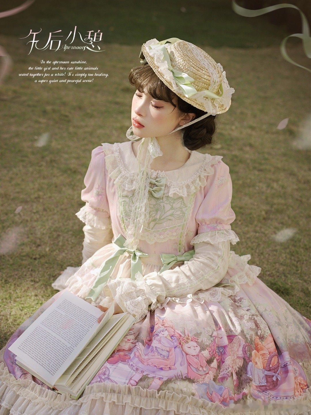 午后小憩op来啦优雅又可爱#猫芮可[超话]##lolita上新##lolita#