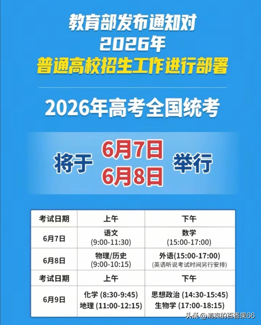 后天就高考了，给各位高考生提个醒！

首先，知识储备上要做好最后的查漏补缺。回顾